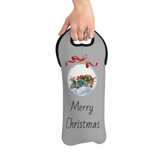 Christmas Ornament Wine Tote Bag