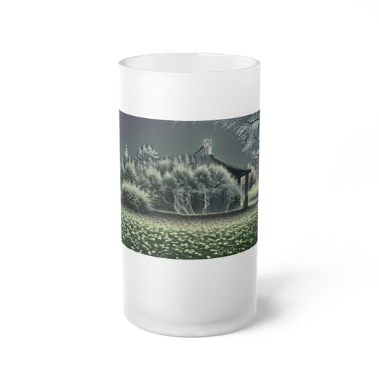 Ghoul Shack Frosted Glass Beer Mug