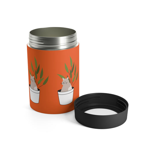 Cat Nap Stainless Can Holder