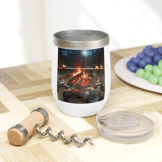 Fire Pit Chill Wine Tumbler