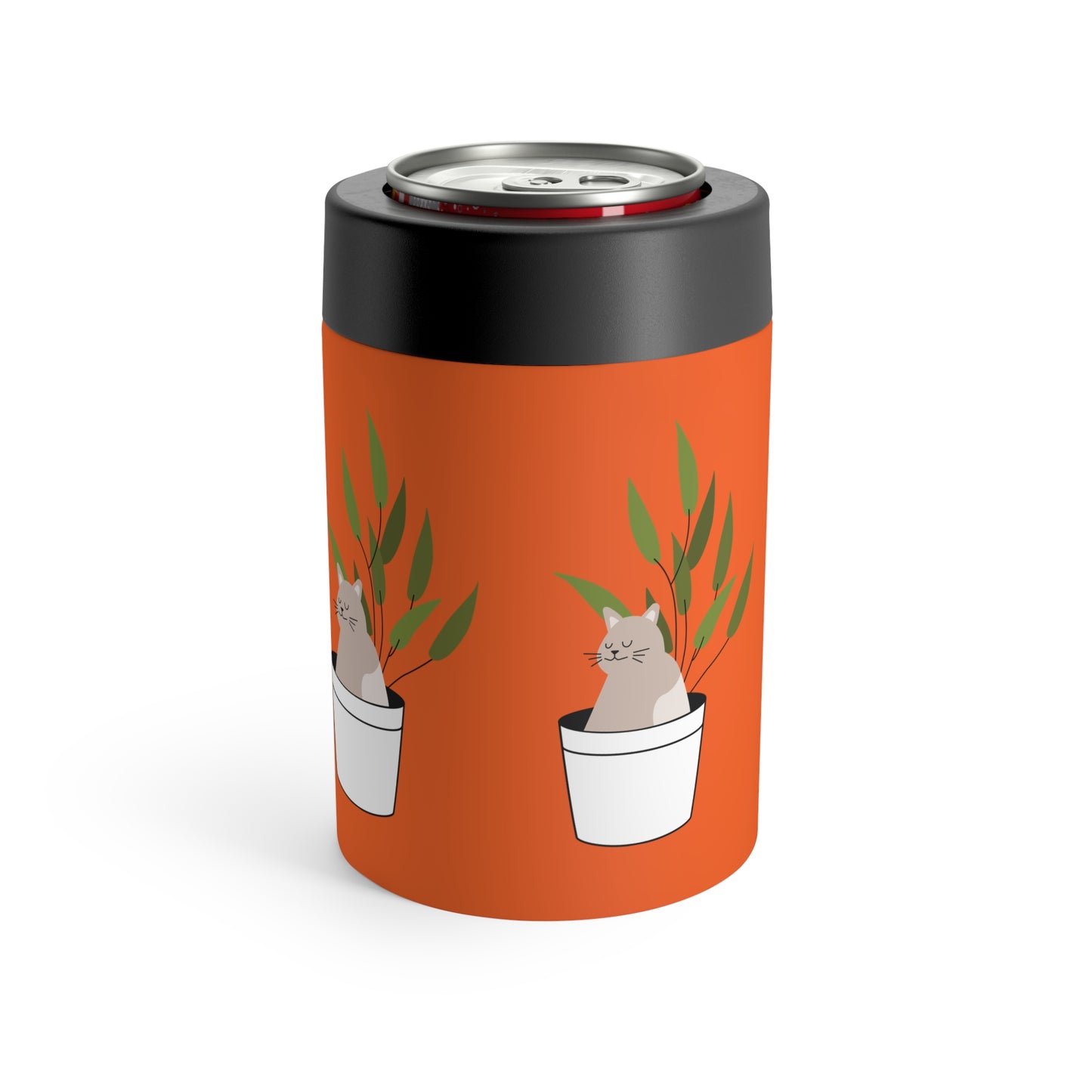 Cat Nap Stainless Can Holder