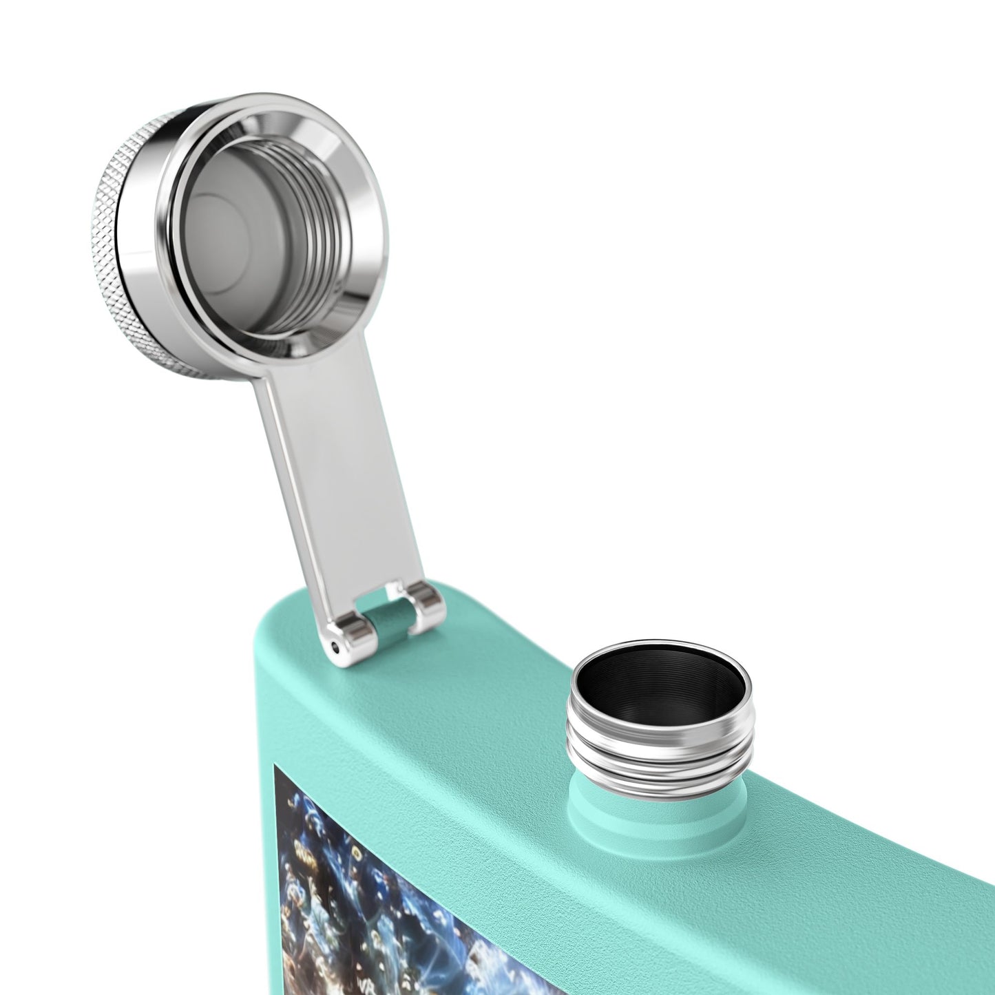 Specter Llama Stainless Steel Flask, 6oz
