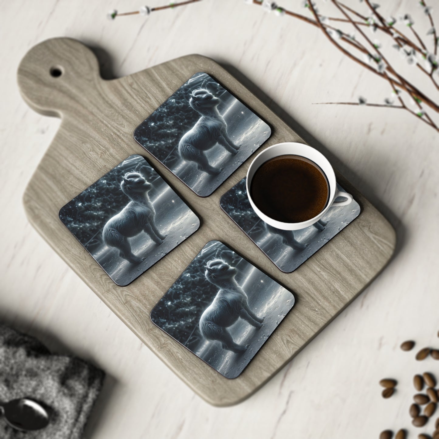 Outerworld Llama Coasters