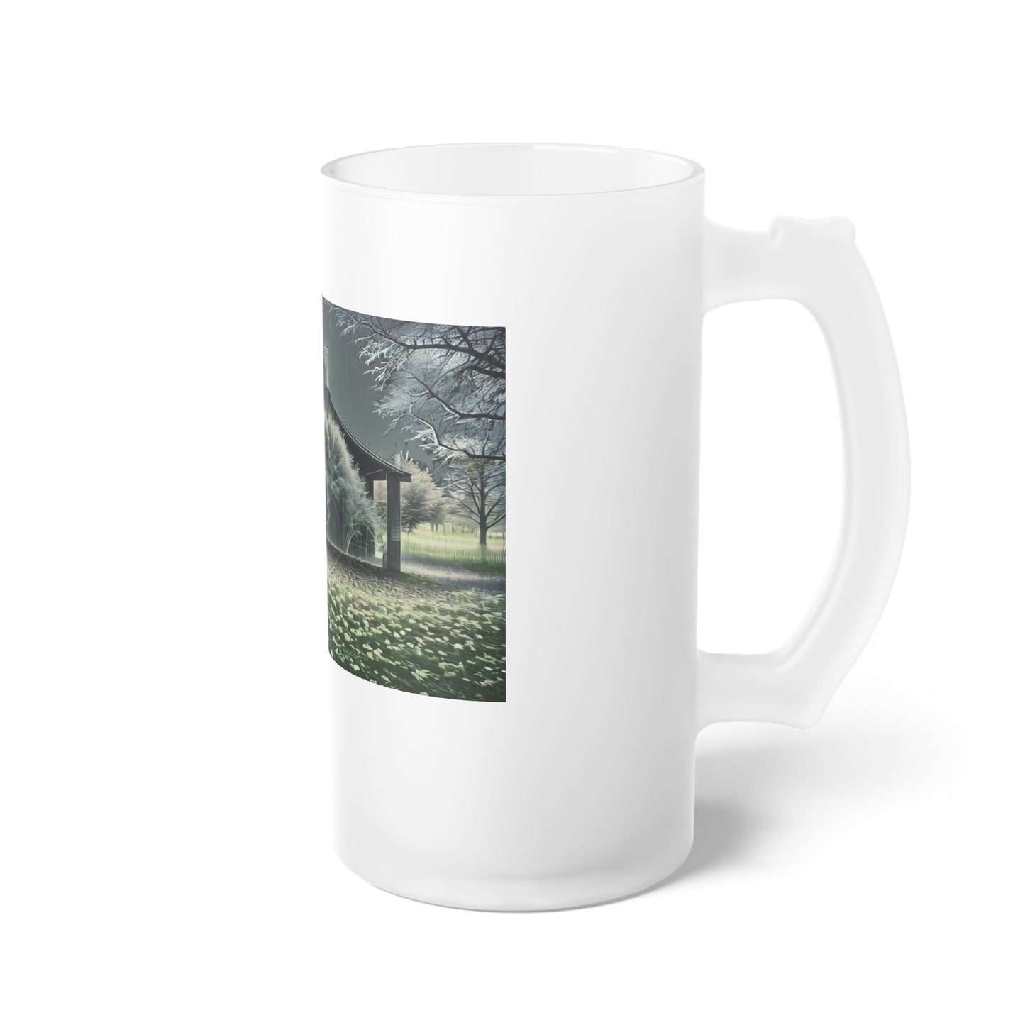 Ghoul Shack Frosted Glass Beer Mug
