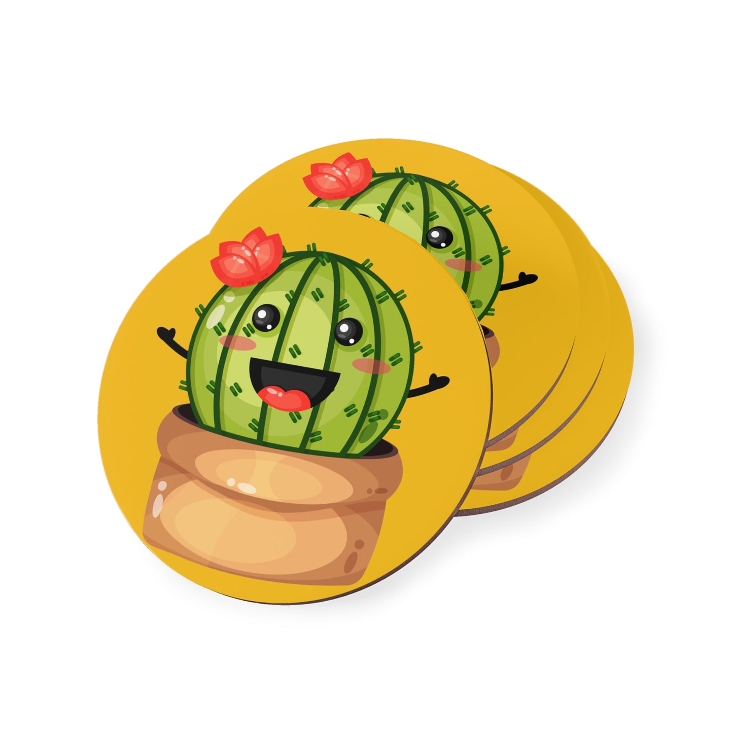 Cute Cactus Lover Coasters