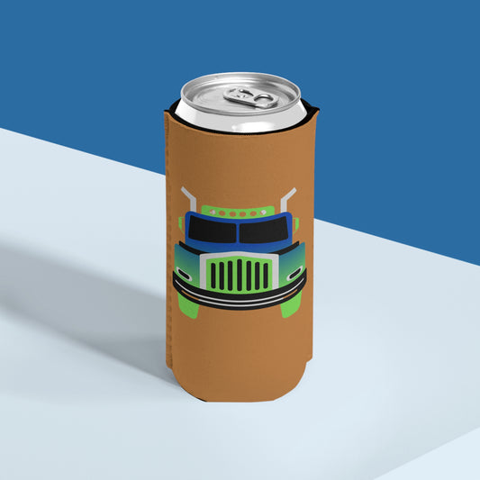 Love A Truckie Slim Can Cooler