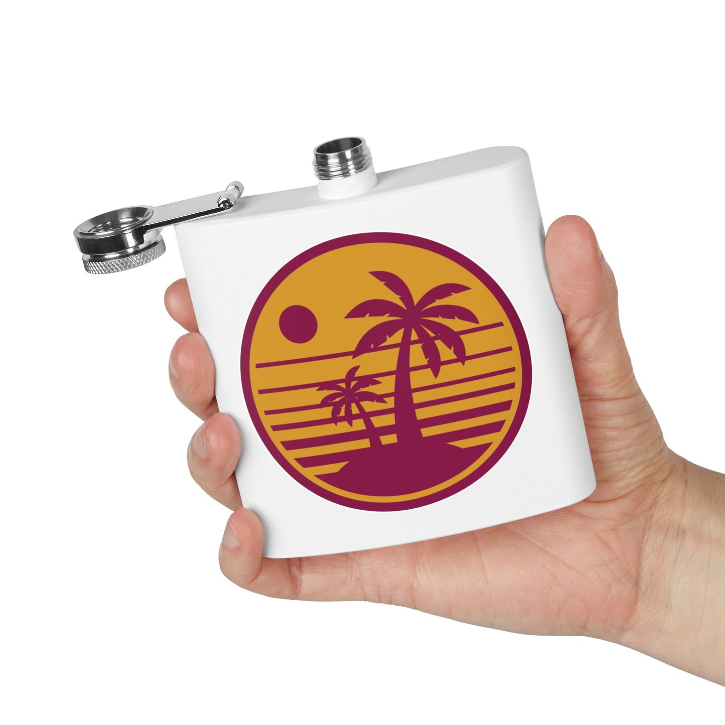Hello Summer Flask Stainless Steel 6oz