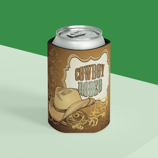Cowboy Rodeo Can Cooler