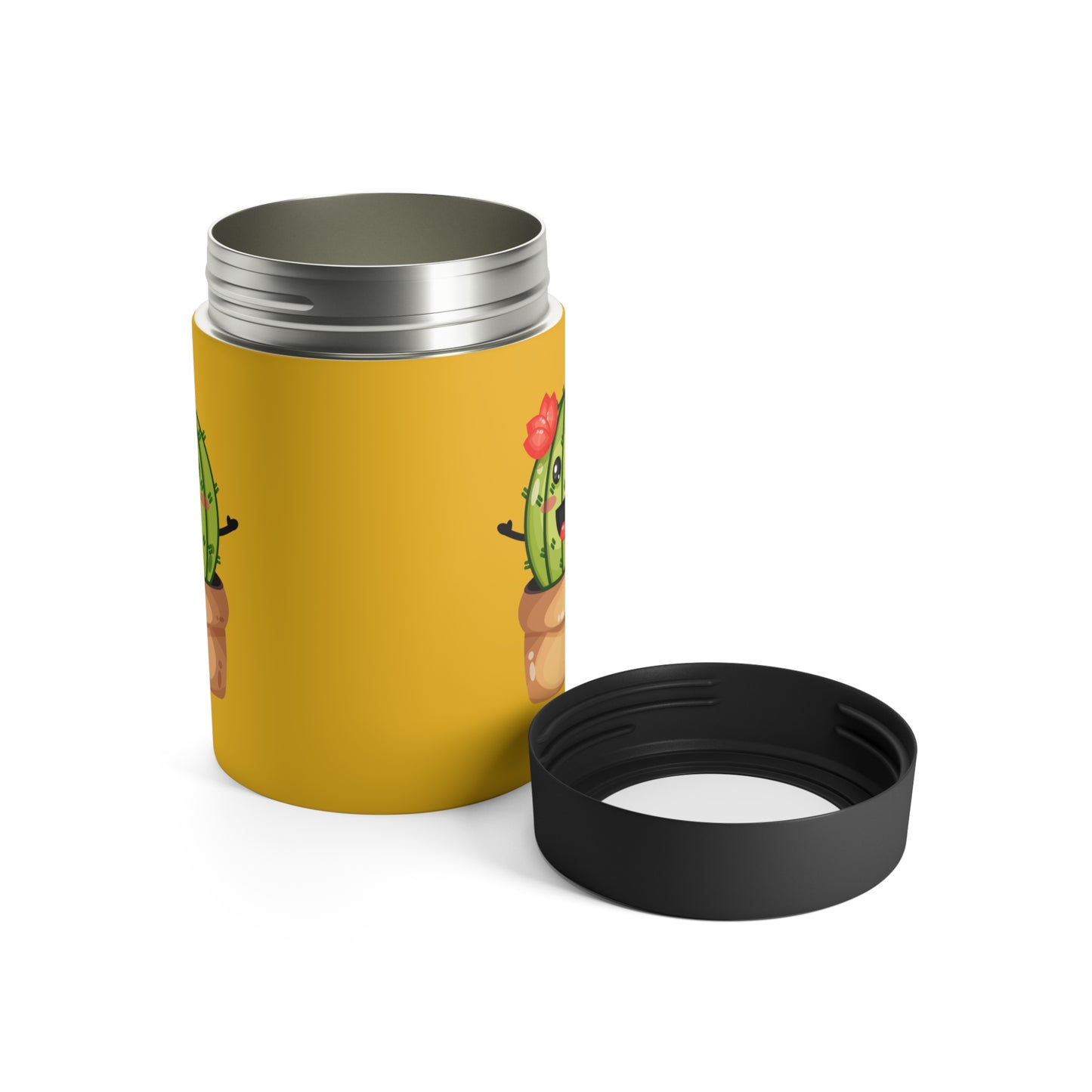 Cute Cactus Stainless Can Holder